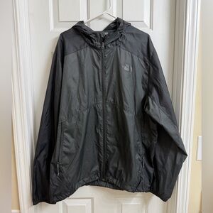 The North Face Men's Black Windbreaker - 2XL